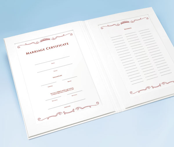 結婚証明書